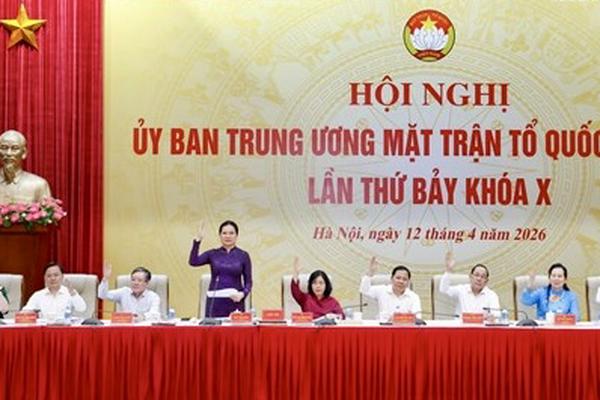 Hiệp thương cử 3 Phó Chủ tịch, kiện toàn nhân sự MTTQ Việt Nam trước Đại hội XI