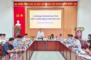 An Giang: Chánh Thanh tra tỉnh tiếp công dân vào ngày 20 hằng tháng