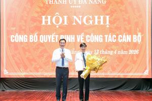Chánh Thanh tra TP Đà Nẵng giữ chức Chủ nhiệm Ủy ban Kiểm tra Thành ủy