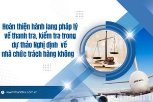 Hoàn thiện hành lang pháp lý về thanh tra, kiểm tra trong dự thảo Nghị định về nhà chức trách hàng không