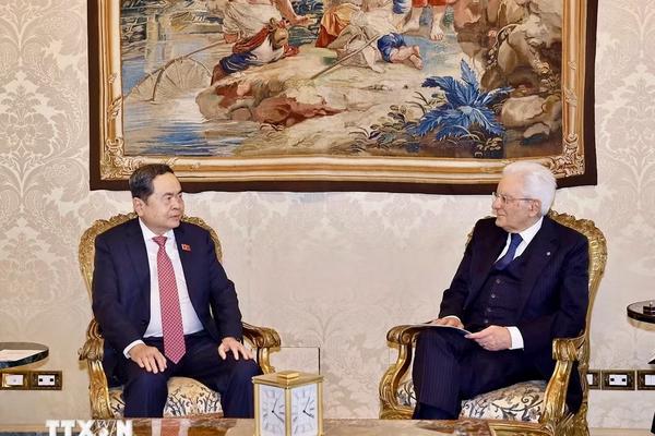 Tổng thống Sergio Mattarella đề nghị đẩy mạnh kim ngạch thương mại hai chiều Việt Nam - Italia