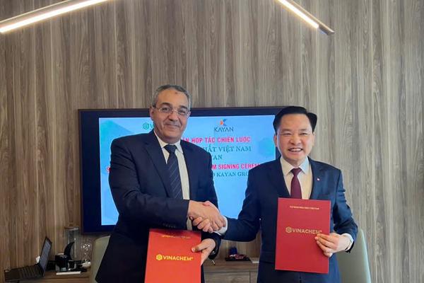 Tập đoàn Hóa chất Việt Nam hợp tác Kayan for International Trade đảm bảo an ninh nguyên liệu phân bón