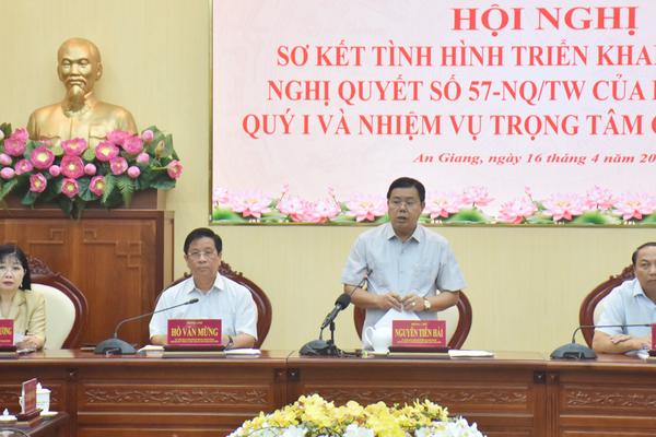 An Giang đạt nhiều kết quả tích cực trong thực hiện Nghị quyết số 57-NQ/TW