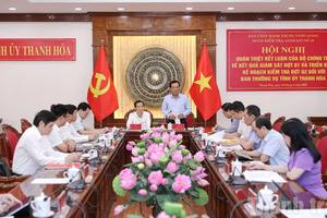 Sau giám sát, Thanh Hóa bước vào đợt kiểm tra với 4 nội dung trọng tâm