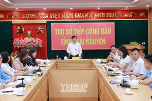 Thái Nguyên: Thường trực HĐND tỉnh tiếp công dân kiến nghị đất đai