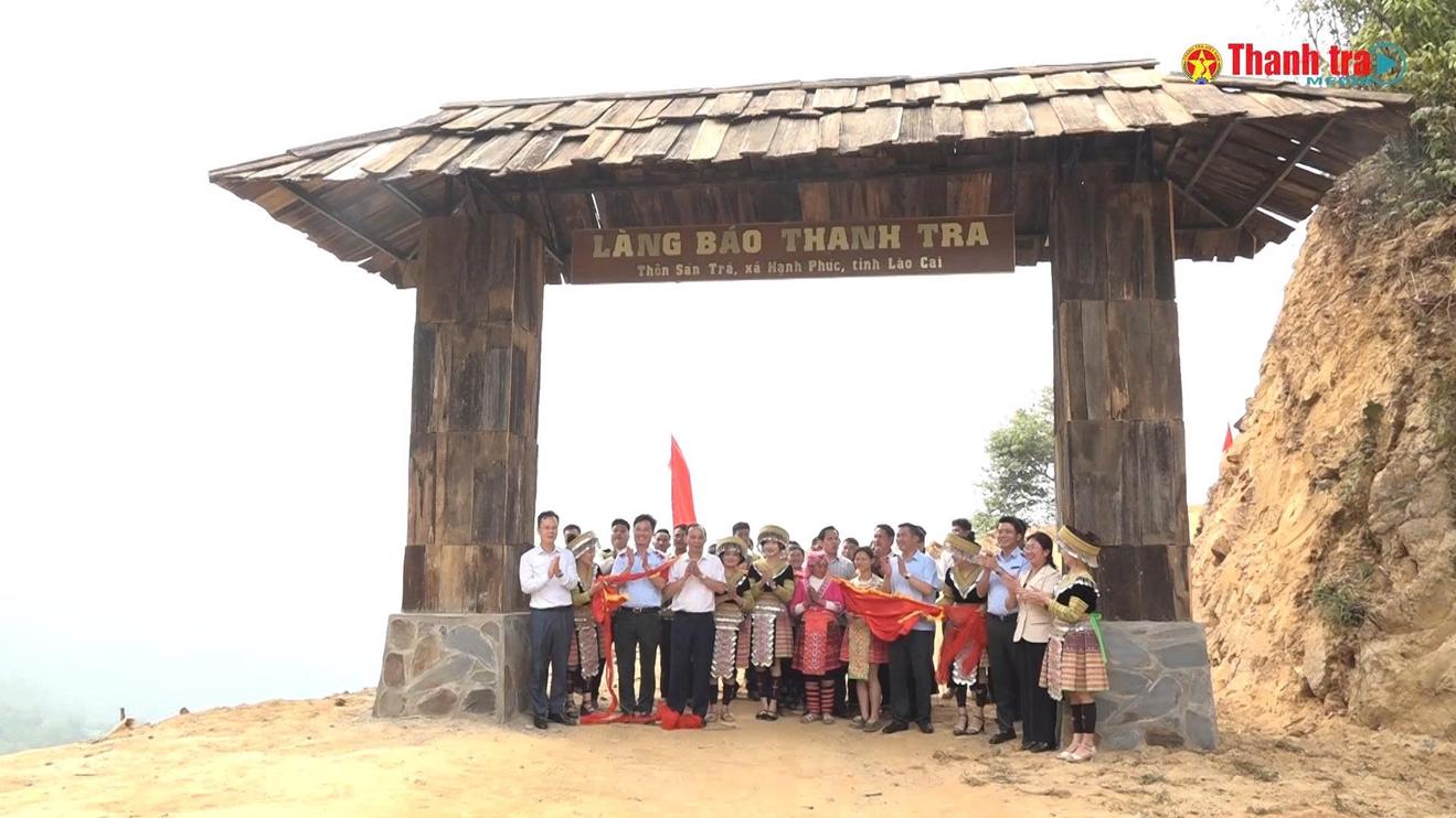 Khánh thành “Làng Báo Thanh tra” – điểm tựa an cư cho người dân vùng thiên tai xã Hạnh Phúc - tỉnh Lào Cai