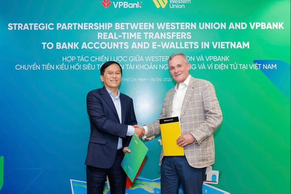 VPBank và Western Union thiết lập quan hệ hợp tác chiến lược trong lĩnh vực nhận tiền kiều hối siêu tốc vào ví điện tử và tài khoản ngân hàng tại Việt Nam