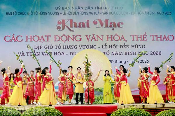 Lễ hội Đền Hùng: Khai mạc các hoạt động văn hóa, thể thao