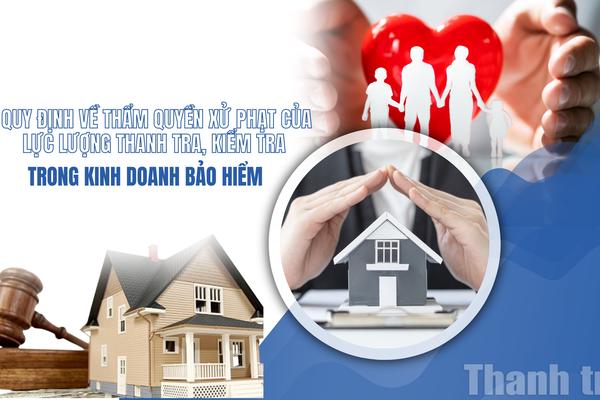 Quy định về thẩm quyền xử phạt của lực lượng thanh tra, kiểm tra trong kinh doanh bảo hiểm