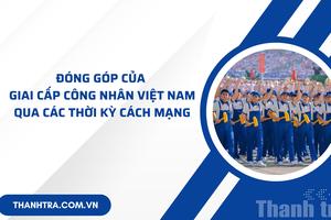 Đóng góp của giai cấp công nhân Việt Nam qua các thời kỳ cách mạng