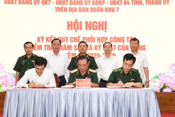 Đổi mới phương thức phối hợp trong kiểm tra, giám sát, kỷ luật của Đảng tại Quân khu 7