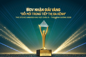 BIDV đạt giải Vàng The Stevie Awards về truyền thông giáo dục tài chính