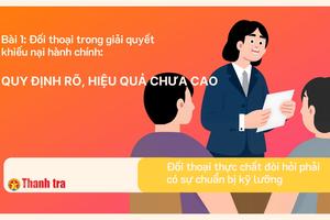 Bài 1 - Đối thoại trong giải quyết khiếu nại hành chính: Quy định rõ, hiệu quả chưa cao