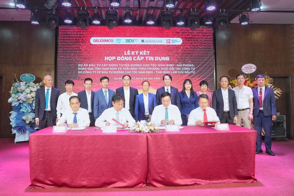 Ký kết hợp đồng cấp tín dụng Dự án đầu tư xây dựng cao tốc Ninh Bình - Hải Phòng