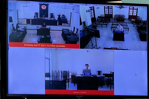 Toà án Nhân dân tỉnh Tuyên Quang: Hiệu quả từ những phiên toà xét xử trực tuyến