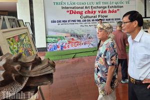 Triển lãm 118 tác phẩm mỹ thuật Việt Nam, Hàn Quốc dịp lễ hội Đền Hùng