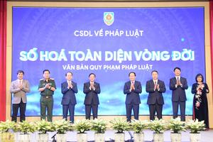 Khai trương Cơ sở dữ liệu quốc gia về pháp luật phiên bản mới