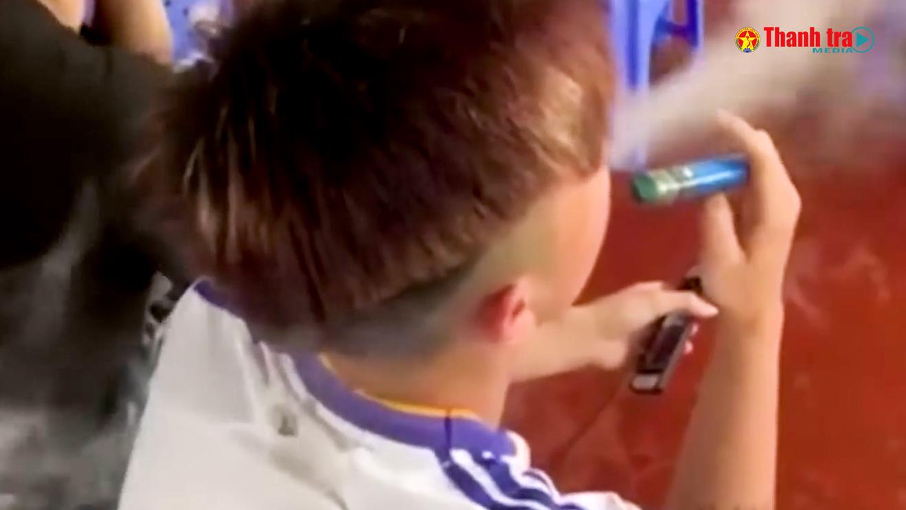 A lô Thanh tra: Hút thuốc lá điện tử bị phạt đến 5 triệu đồng: Ngăn ngừa các sản phẩm thuốc lá thế hệ mới