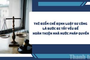 Thí điểm chế định luật sư công là bước đi tất yếu để hoàn thiện Nhà nước pháp quyền