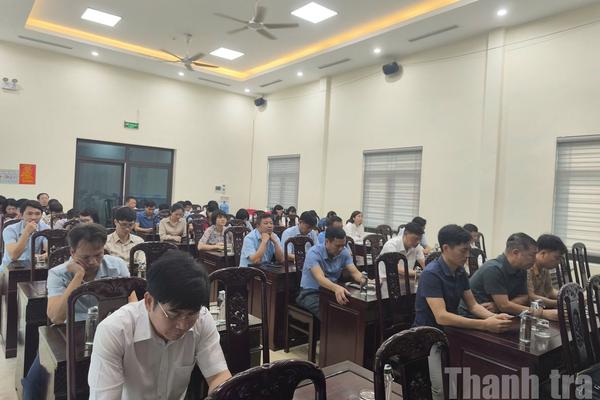 Thanh tra tỉnh Ninh Bình: Đặt yêu cầu cụ thể để lựa chọn tác phẩm dự thi chính luận có chất lượng