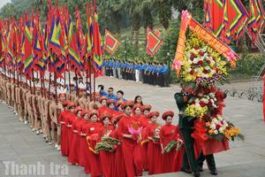 Phú Thọ: Dâng hương tưởng niệm các Vua Hùng