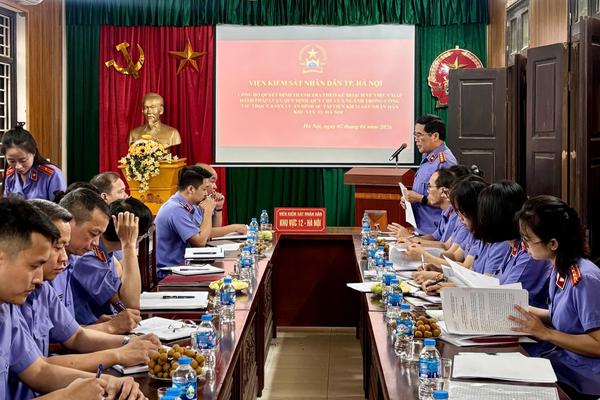 VKSND TP Hà Nội: Nâng cao hiệu quả thanh tra, kiểm tra gắn với phòng, chống tham nhũng