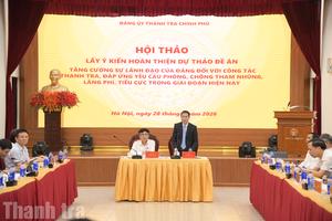 Phát huy vai trò “thanh bảo kiếm” của Đảng trong công tác phòng, chống tham nhũng, lãng phí, tiêu cực