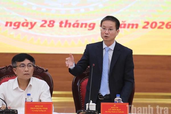 Thanh tra, kiểm tra, giám sát là “thanh bảo kiếm sắc bén” của Đảng