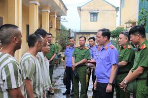 Phó Viện trưởng VKSND tối cao kiểm tra công tác đặc xá tại Quảng Ninh