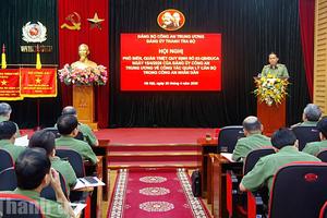 Thanh tra Bộ Công an: Quán triệt Quy định số 02 của Đảng ủy Công an Trung ương về công tác quản lý cán bộ trong Công an nhân dân