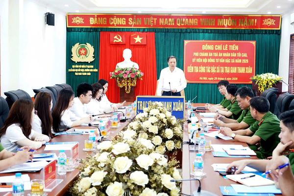 Kiểm tra việc triển khai thực hiện quyết định của Chủ tịch nước về đặc xá năm 2026 tại Hà Nội