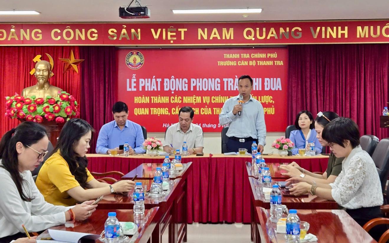 Trường Cán bộ Thanh tra phát động thi đua thực hiện nhiệm vụ chính trị chiến lược, quan trọng, cấp bách