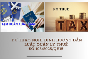 Bổ sung ngưỡng nợ thuế 1 triệu đồng để tạm hoãn xuất cảnh: Nhìn nhận bản chất của quy định