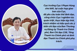 Cục I khẩn trương triển khai các nhiệm vụ cấp bách theo chỉ đạo của Ban Chỉ đạo 236