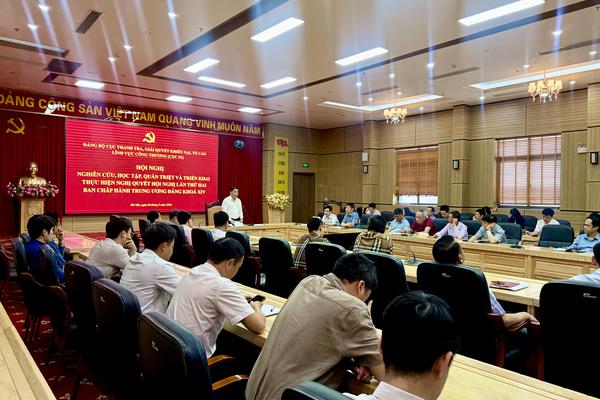 Đảng bộ Cục IX quán triệt, triển khai thực hiện Nghị quyết Hội nghị Trung ương 2 khóa XIV