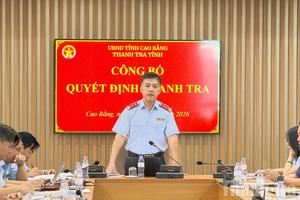 Cao Bằng: Thanh tra các cơ sở nhà, đất trước yêu cầu phòng, chống lãng phí