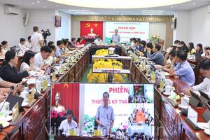 Vĩnh Long: Tập trung thúc đẩy tăng trưởng và giải ngân vốn đầu tư công