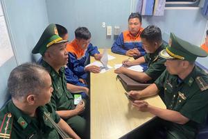 Bộ đội Biên phòng phối hợp cứu nạn thành công 4 ngư dân gặp nạn trên biển