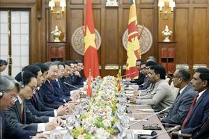 Việt Nam - Sri Lanka thúc đẩy hợp tác kinh tế, hướng tới kim ngạch thương mại 1 tỷ USD