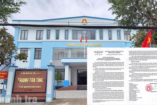 An Giang: Kiến nghị hủy bỏ 15 quyết định thu hồi đất ban hành sai quy định tại xã Đông Hòa