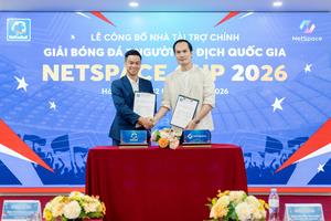 NetSpace trở thành nhà tài trợ chính của Giải bóng đá 7 người Vô địch Quốc gia 2026
