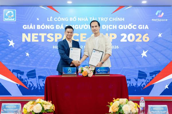 NetSpace trở thành nhà tài trợ chính của Giải bóng đá 7 người Vô địch Quốc gia 2026