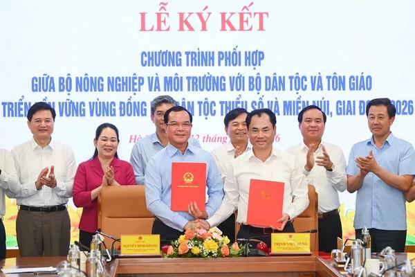Hai Bộ “bắt tay” giải quyết nước sạch cho bà con miền núi