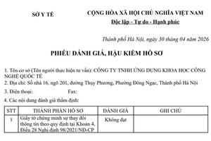 Lý do Sở Y tế Hà Nội ban hành quyết định thu hồi số công bố của một số sản phẩm trang thiết bị y tế có tên Smart A