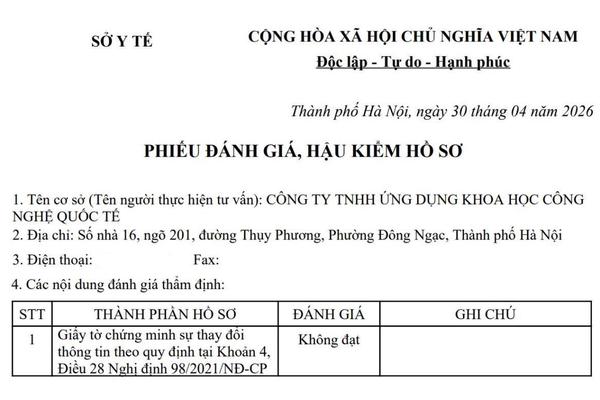 Lý do Sở Y tế Hà Nội ban hành quyết định thu hồi số công bố của một số sản phẩm trang thiết bị y tế có tên Smart A