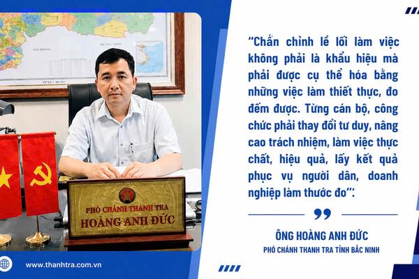 Thanh tra tỉnh Bắc Ninh: Chấn chỉnh lề lối làm việc, nâng cao hiệu quả hoạt động từ những việc cụ thể
