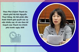 Hà Nội phấn đấu hoàn thành giải quyết các vụ việc khiếu nại, tố cáo trước ngày 30/6