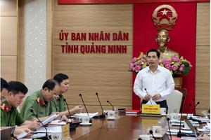 Đoàn Kiểm tra, giám sát của Bộ Chính trị, Ban Bí thư làm việc với Công an tỉnh Quảng Ninh