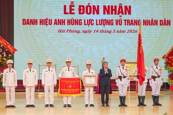 Công an thành phố Hải Phòng vinh dự đón nhận Danh hiệu Anh hùng Lực lượng vũ trang Nhân dân
