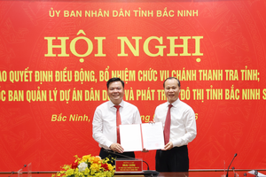 Bổ nhiệm ông Hồ Nguyên Hồng giữ chức Chánh Thanh tra tỉnh Bắc Ninh